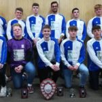 U17s with the 2017-18 Division B winners shield